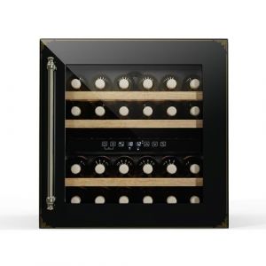 Klarstein Vinsider Victoria 36 Cave à Vin - 36 Bouteilles, 2 Zones, 5-22°C, Commande Tactile, Éclairage LED, Protection UV, Encastrable, Frigo à Vin Noir (Klarstein France, neuf)