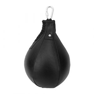 Yuecoom Punching Ball Adulte Sac Boxe, Cuir avec Fixations Kit Suspendu, Kit d'Entra&icirc;nement Poire de Vitesse,Equipement Fitness pour Karat&eacute; Kickboxing Muay Thai et Arts Martiaux (Jagche, neuf)