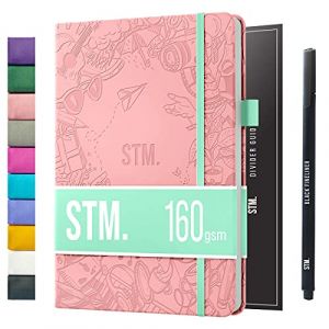 Scribbles That Matter A5 Bullet Dotted Journal + Stylo gratuit! Ton carnet a5 pointill&eacute;s Couverture rigide 160 g/m&sup2;, 150 papier &eacute;pais r&eacute;sistant aux saignements pour le travail (5,75 x 8,5) pouces (Scribbles That Matter EU, neuf)