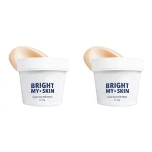 Masque Bright My Skin Glut&aacute; au lait de riz, Cr&egrave;me hydratante longue dur&eacute;e pour le corps, Formule non collante, 100 g, Hydratation longue dur&eacute;e, Entretien stable de la peau (guangzhoulianglinyangdianzishangwuyouxiangongsi, neuf)