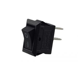 Mini-interrupteur &agrave; levier encastr&eacute;, levier, pour appareils, 250 V, 3 A, AC/DC, (6 V, 9 V, 12 V, 24 V, 125 V, noir, rectangulaire, 9 x 13 mm, 2 p&ocirc;les, marche/arr&ecirc;t (MixWare MegaShop, neuf)