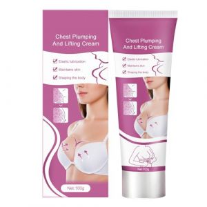 Mnozreo Crème De Massage Des Seins,Massage Pour Le Soin De La Poitrine,Crème D'Élargissement Des Seins,Raffermissante Pour La Poitrine,Agrandissement des Seins,100G,1PC (Amito joy, neuf)