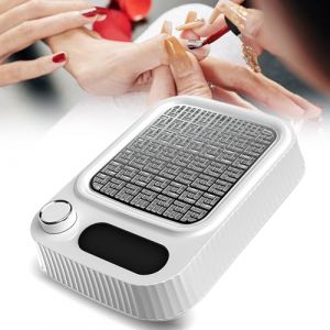KUWUNG Aspirateur à ongles avec aspiration réglable, Aspirateur à ongles, Collecteur de poussière acrylique avec aspiration silencieuse, Aspirateur à ongles adapté aux studios de manucure, salons, sty (KUWUNG, neuf)