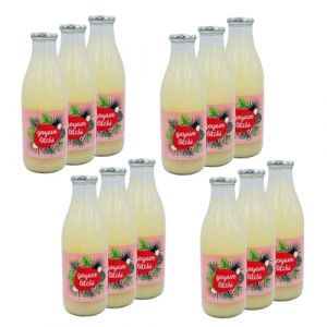 Lot 12x Boisson litchi goyave - bouteille 1L (Toilinux, neuf)