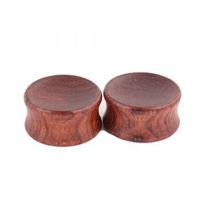 Ayoiow 2 Pi&egrave;ce Plug Tunnel Bois Oreilles, Bois Piercing Tunnel Homme 20MM Ecarteur Plug Oreilles (AIWOYO, neuf)
