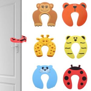 KIRZAX 6 Pièces Bloc Porte Securite Bebe, Butoirs de Porte en Mousse,Bloc-Porte Anti Pincement,Amortisseur Bloque Porte,Protection de Pince de Doigt pour Porte et (VLAD SHOP ADV, neuf)