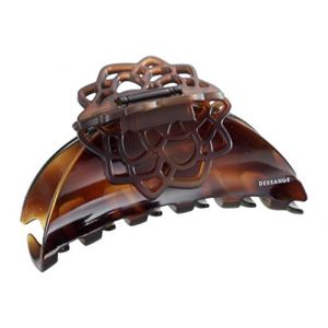 DESSANGE Pince à cheveux Maintien optimal grec à deux rangées de dents, Taille: 9cm, Coloris aléatoires, Poids: 0.02 kg, Unité: 1, Adultes, Unisex, 1 unité (MF ECOM NETWORK, neuf)