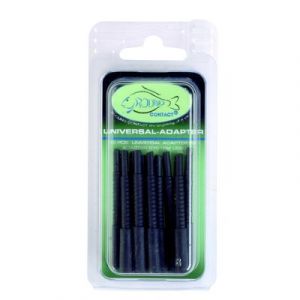 Jenzi Stonfo Lot de 2 embouts pour canne &agrave; p&ecirc;che 1,25 mm Noir (STMK-Trade, neuf)