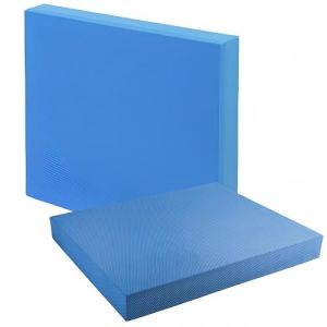 HJYDGJ Coussin d'&eacute;quilibre innovant 40 x 33 x 5 cm pour yoga, non d&eacute;form&eacute;, &eacute;quilibre, tapis d'&eacute;quilibre, coussin de gymnastique, coussin oscillant, bleu (yzxdzswyxgs, neuf)