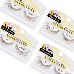Andrea False Lashes Style 45 - Marron 4 paires (HAYYONLINE, neuf)