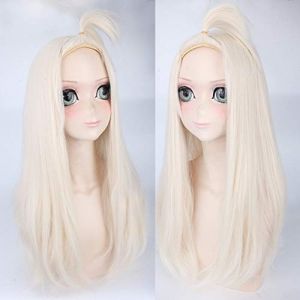 Anime Fairy Tail cosplay perruque Lucy Heartfilia Wendy Marvell Cosplay Costume perruques longues droites bleues résistantes à la chaleur cheveux synthétiques taille unique PL-629 perruque Mirajane (good stuff A, neuf)