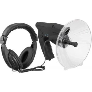 WLCBWYF Microphone parabolique à grossissement 8X, amplificateur de Son monoculaire, équipement d'espionnage, appareils d'écoute Longue Distance à Travers Les Murs jusqu'à 300 pi (shunjiafa, neuf)