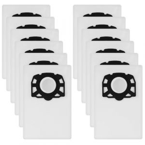 12 KFI 487 Sacs d'aspirateurs pour K&auml;rcher WD4, WD5, WD6, WD5P, WD6P, MV4, MV5, MV6, KNT4, Sac &agrave; poussi&egrave;re aspirateur eau et poussi&egrave;re pour K&auml;rcher 2.863-006.0, Sac pour Aspirateur Karcher (ORBU BLIND S.R.L., neuf)