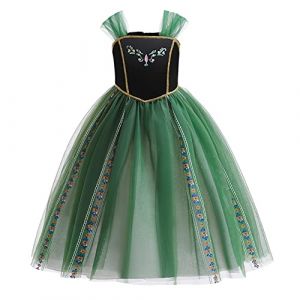 MYRISAM Filles D&eacute;guisement Robe Reine des Neiges Princesse Anna Costume de Carnaval Halloween Cosplay No&euml;l Robe de Soir&eacute;e C&eacute;r&eacute;monie Anniversaire Bal 2-3 ans (MYRISAM store, neuf)