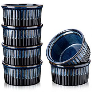 vancasso, Série GLIMMER, Ramequin Moules à Soufflé en Céramique pour Four, 6 Pièces -280 ml (vancasso Official Store, neuf)