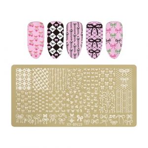 Conceptions Fleurs Papillon Des Ongles Tampon Tampon Accessoire En Acier En Acier Inoxydable Pour Le Salon Professionnel Manucure Art Bricolage Décoration Ongle Décoration (angelliu, neuf)