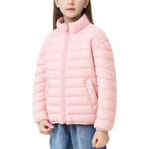 SEAUR Manteau Doudoune Fille Veste L&eacute;g&egrave;re Matelass&eacute; Col Montant Enfant Chaude Blouson R&eacute;sistant &agrave; L'eau pour Printemps Automne Hiver 5-6 Ans (MANDIGLO, neuf)