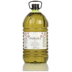 Huile d'olive extra vierge 5 litres Jaén Picual. Huile d'olive extra vierge Gourmet de Jaén, 5 Lts. Huile d'olive vierge extra Picual. DAMIANA by Pago de Espejo. Huile d'olive extra vierge PET 5000 ml (PAGO DE ESPEJO, neuf)