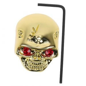 ABOOFAN Guitar Knob M&eacute;tal Forme De Cr&acirc;ne Pour Guitares &Eacute;lectriques Bouton De Volume Pour Amplificateurs Et Effets Accessoire Pratique Pour Musiciens (Halleyham, neuf)