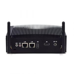 WEIDIAN Mini PC Industriel i5 8350U, Fanless PC sans Ventilateur 16Go RAM 512Go SSD, Win 11 Ordinateur Industriel 4K 2HD, 2X RS232, 8USB, 2X RJ45 LAN, Auto Power on, pour Business School Home (fanlesspc-eu, neuf)