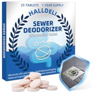 Pastilles D&eacute;odorantes pour &Eacute;gouts, &Eacute;limine les Mauvaises Odeurs de Fosse Septique dans la Salle de Bain, Nettoie les Fosses Septiques et les &Eacute;vacuations des Entartrages Tenaces, Mousse, D&eacute;tergent pour (LionKingEU, neuf)