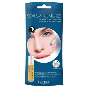 L'Action Paris Huile Réductrice de Cicatrices et Imperfections, Réduit l'Apparence des Imperfections, Enrichie en Huile de Rosa Mosqueta, Hydrate et Restaure la Texture de la Peau 10ml (AR First Aid, neuf)
