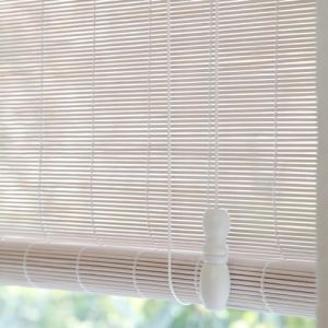 Sh000ad Store Enrouleur Bambou Blanc Pare-Vue Occultant Tamisant Pare-Soleil,Rideau Bambou Naturel,Store Bateau en Bambou,pour Fenêtres/Portes,Personnalisée,Largeur x Hauteur (70cm x 250cm) (er ze xiao dian pu, neuf)
