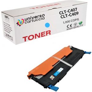 universo cartuccia Toner Replacement pour Samsung Series Serie CLP-310, CLP-315, CLX-3170, CLX-3175, CLP-320, CLP-325, CLX-3180-CLX-3185 Cyan (universo cartuccia&reg;, neuf)