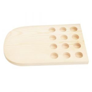 VICASKY 12trou Support De Rangement Pour Bouteilles Huiles Essentielles Bois Organiseur à Emplacements Pour Huiles Étagère Pratique Pour Salon De Massage Et (Micanties, neuf)