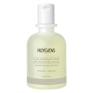 HUYGENS - Gel Nettoyant Visage Purifiant Infusion Blanche - 100% naturelle - À l'Extrait D’Arbre À Thé - Bio - Revitalisation, Purification, Peau Stressée - Made In France – 250 ml (HUYGENS, neuf)