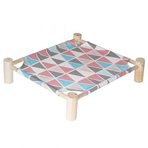 ETOPARS Lit Marche pour Animaux de Compagnie, Chenil D'été Lit pour Chien, Tapis de Chat en Bois Lavable Quatre Saisons Disponibles, Lit de Marche pour Chien Nid de Chat (FUNAT-EU, neuf)