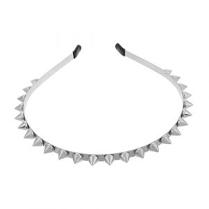 minkissy Serre-t&ecirc;te &agrave; Pointes Gothique pour Femmes Bandeau Cosplay avec Clous Alliage pour Accessoires Punk (Master Self, neuf)