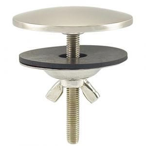 XNTONG - Couvercle de Trou de Robinet, Couvercle de Trou de 5 cm, Couvercle d'Évier en Laiton Brossé, Bouchon de Trou de Robinet pour Cuisine et Salle de Bain, Couvercle de Trou d'Évier (Brossé) (XNTONG, neuf)