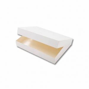 lepetitmitron Lot de 25 boîtes traiteur blanche 42x29x6 cm (Le petit mitron, neuf)
