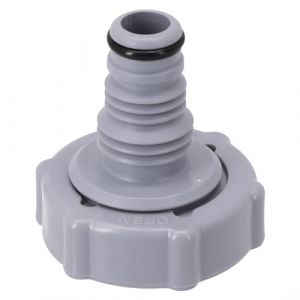 Adaptateur de tuyau de piscine P6H1419 - Adaptateur de valve de vidange de rechange pour tuyau de piscine - Connecteur de valve de vidange (1 pièce) (Mallgreat, neuf)