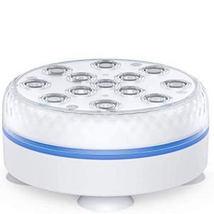 Joycome Lumiere Piscine Hors Sol 13 LED Eclairage Piscine, Lumiere avec Télécommande, IP68 Étanche Lampe Piscine pour Jardin Vase Aquarium (Joycome, neuf)