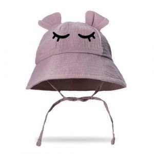 DINSOAVR Chapeau pour bébé avec ours timide pour chambre d'enfant, chapeau de pêcheur doux, chapeau de pêcheur avec ours pour bébé (guangzhoujucikejiyouxiangongsi, neuf)