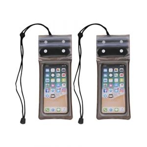 TPZORJX 2PCS Pochette &Eacute;tanche T&eacute;l&eacute;phone, Sac &eacute;tanche IPX8 Toucher Sensible Protege Telephone Eau Compatibilit&eacute;, Corde Amovible et R&eacute;glable, Sac &Eacute;tanche pour iPhone 16 15 14 13 12 11, jusqu'&agrave; 7,2&rdquo; (Sunlaxy OU, neuf)
