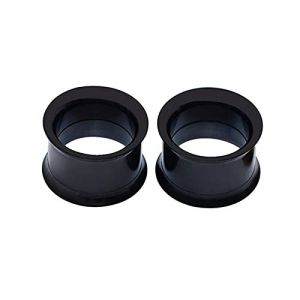 Beydodo &Eacute;carteur d Oreilles 8mm, Ecarteur Oreilles en Acier Chirurgical 2 Pi&egrave;ces Tunnels de Chair Cerceau Noir (BeyDoDo, neuf)