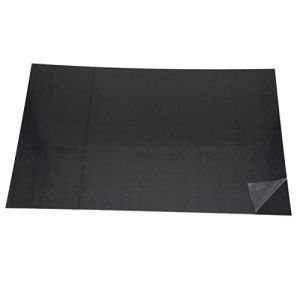 Dopro Mat&eacute;riau de plaque de protection vierge pour guitare basse Plaque anti-rayures Feuille de mat&eacute;riau 290x431mm Noir mat 1 pli (Dopro E-commerce, neuf)