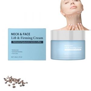 Cr&egrave;me pour le cou au r&eacute;tinol et &agrave; l'acide hyaluronique, raffermit visiblement la peau cr&eacute;pue et am&eacute;liore l'&eacute;lasticit&eacute;, m&eacute;lange revitalisant botanique pour la peau cr&eacute;pue (1 pi&egrave;ces) (WUHANSHIBOHEMAOMAOYIYOUXIANGONGSI, neuf)