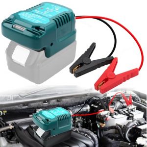 Adaptateur de démarrage de Voiture Powerbank pour Batterie Makita 18V, Adaptateur de démarrage de Voiture avec câble de démarrage Adaptateur de Booster de Batterie Portable (Batterie Non Incluse) (UKAUTO, neuf)