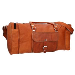 Gusti Sac de Voyage Cuir - Harvey Sac a Dos Voyage Homme - Sac de Voyage Femme Dos Vintage Homme Family Bag Packtravel Marron (Gusti Cuir, neuf)