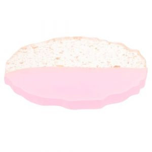 Toyvian Palette pour Nail Art en R&eacute;sine Rose &ndash; Support &agrave; Ongles Rond Feuille D&rsquo;Or &ndash; Plateau de M&eacute;lange et Pr&eacute;sentoir pour Vernis &agrave; Ongles Accessoire Professionnel et Portable pour (TXINNG, neuf)