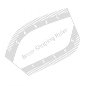 Outil de mesure de mise en forme des sourcils - Acrylique de 8,6 cm | R&egrave;gle &agrave; sourcils en acrylique - Portable et r&eacute;utilisable - Pour une application professionnelle de toilettage &agrave; la maison (BrightWinco, neuf)