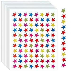 COYUN 30 Feuilles Stickers Gommettes Autocollantes, 30 Feuilles Gommettes Enfants, &Eacute;toiles Pois Autocollants Color&eacute;S, pour Stickers Scrapbooking Activit&eacute; Manuelle R&eacute;Compense Photo Cadeau DIY (HLWA RETAILS LTD UKSTORE, neuf)