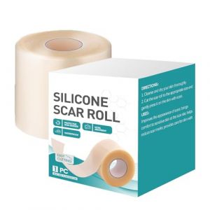 Pansement en Silicone pour Cicatrices, Pansement pour le Corps en Silicone, Adhésifs Imperméables Autocollants pour Visage Corps Hommes Femmes Cicatrices Postopératoires Sommeil (siqinuyi, neuf)