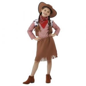 Fun Shack Costume Cowgirl Fille, D&eacute;guisement Cowboy Enfant, Tenue Carnaval Western, S (Morph Costumes, neuf)