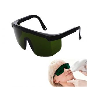 Lunettes de Protection, Lunettes Anti Lumiere Puls&eacute;e S&eacute;curit&eacute; Laser UV IPl Laser pour Epilateur Protection Lumiere Pulsee pour Lunette Travail Anti UV de S&eacute;curit&eacute;, Maison ou Salons de Beaut&eacute; Utiliser (Wangshacaokeji, neuf)