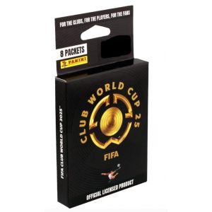 Panini - Coupe du Monde FIFA Club 2025 - Stickers ECO Blister de 8 Sachets (5 Stickers chacun) - Collection Officielle Coupe du Monde du Club 2025 + Protection d'expédition Heartforcards® (Heartforcards, neuf)